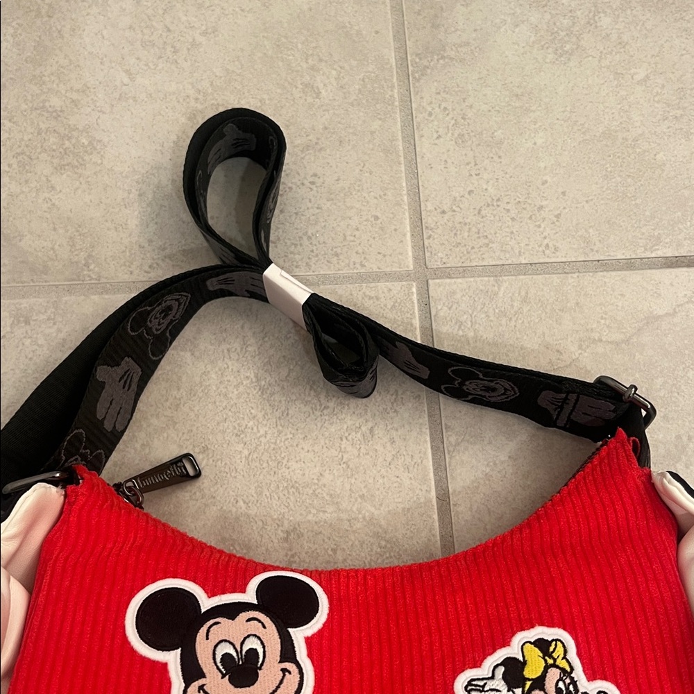 Loungefly Disney 100 Mickey Mouse Hands Crossbody Bag - Picture 3 of 7